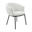 Kick Duke Dining Chair - Black/White - Black/white melange