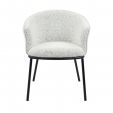 Kick Duke Dining Chair - Black/White - Black/white melange