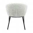 Kick Duke Dining Chair - Black/White - Black/white melange