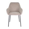 Kick dining chair Guus - Taupe