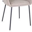 Kick dining chair Guus - Taupe