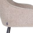 Kick dining chair Guus - Taupe