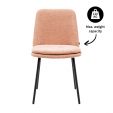 Kick dining chair Jet - Pink