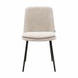 Kick dining chair Jet - Champagne