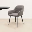 Kick dining chair Jip - Dark Grey