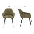Kick dining chair Jip - Green