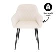 Kick dining chair Jip - Champagne