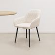 Kick dining chair Jip - Champagne