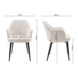 Kick dining chair Jodi - Champagne