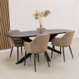 Kick dining chair Jodi - Champagne