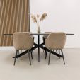 Kick dining chair Jodi - Taupe