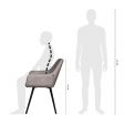 KICK KARL Dining Chair - Grey/Beige
