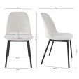 Kick Dining Chair Lana - White