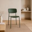 Kick dining chair Lio - Dark Green