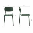 Kick dining chair Lio - Dark Green