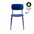 Kick dining chair Lio - Blue
