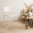 Kick dining chair Lio - Ivory