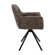 Kick swivel chair Luc - Dark Grey
