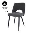 Kick Dining Chair Mare - Dark Grey