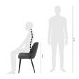 Kick Dining Chair Mare - Dark Grey