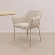 Kick dining chair Mila - Champagne