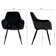 Kick Dining Chair Monza - Black