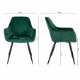 Kick Dining Chair Monza - Dark Green