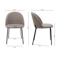 Kick Dining Chair Noa - Taupe