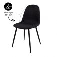 Kick Dining Chair Noor - Black