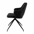Kick dining chair Nora - Black