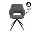 Kick dining chair Nora - Grey