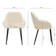 Kick dining chair Odin - Crème