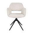 Kick swivel chair Owen - Crème