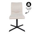 Kick swivel chair Sam Texture - Champagne