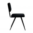 Kick dining chair Toby - Black