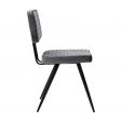 Kick dining chair Toby - Dark Grey