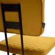 Kick dining chair Toby - Gold