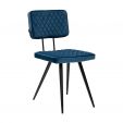 Kick dining chair Toby - Dark Blue