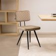 Kick dining chair Toby - Champagne