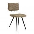 Kick dining chair Toby - Taupe