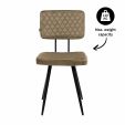 Kick dining chair Toby - Taupe