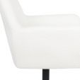 Kick swivel chair Viktor Boucle - White
