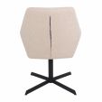 Kick swivel chair Viktor Boucle - Beige