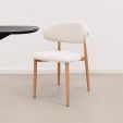 Kick dining chair Yuka - Champagne