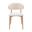 Kick dining chair Yuka - Champagne