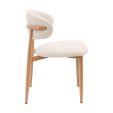 Kick dining chair Yuka - Champagne
