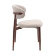 Kick dining chair Yuka - Taupe