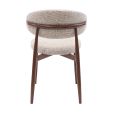 Kick dining chair Yuka - Taupe