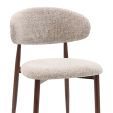 Kick dining chair Yuka - Taupe