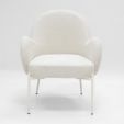 Kick armchair Bronx - Crème